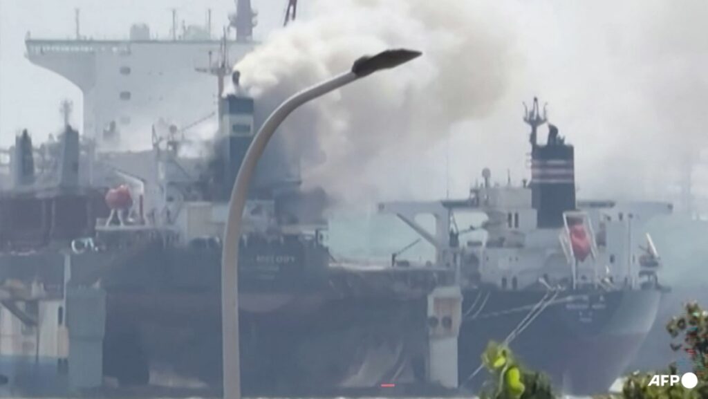 At least 20 killed in cargo vessel fire at China shipyard, state media reports