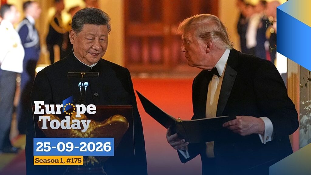 Live – Trump’s state dinner for Xi Jinping, Pope Leo’s first visit to France