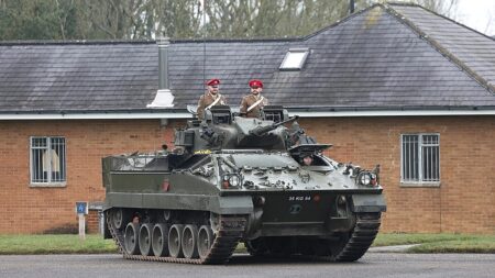 Major fire breaks out at British army barracks