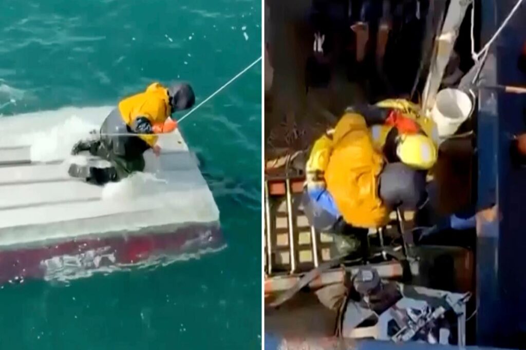 Dramatic video shows Alaska teen rescued after 62 hours on overturned boat as brother, cousin died