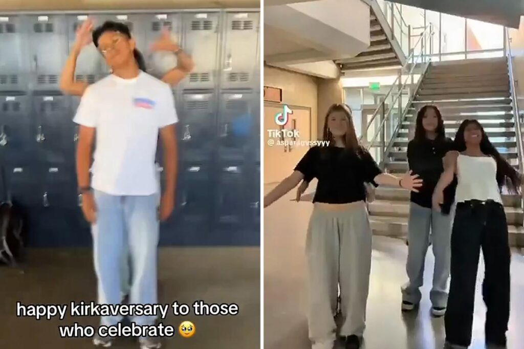 Sick students mock Charlie Kirk with vile dance memes on assassination anniversary