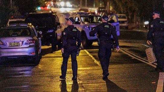 Tactical officers swarmed the Norwest complex where the boy was shot.