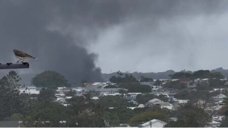 Marina evacuated as vessels ablaze