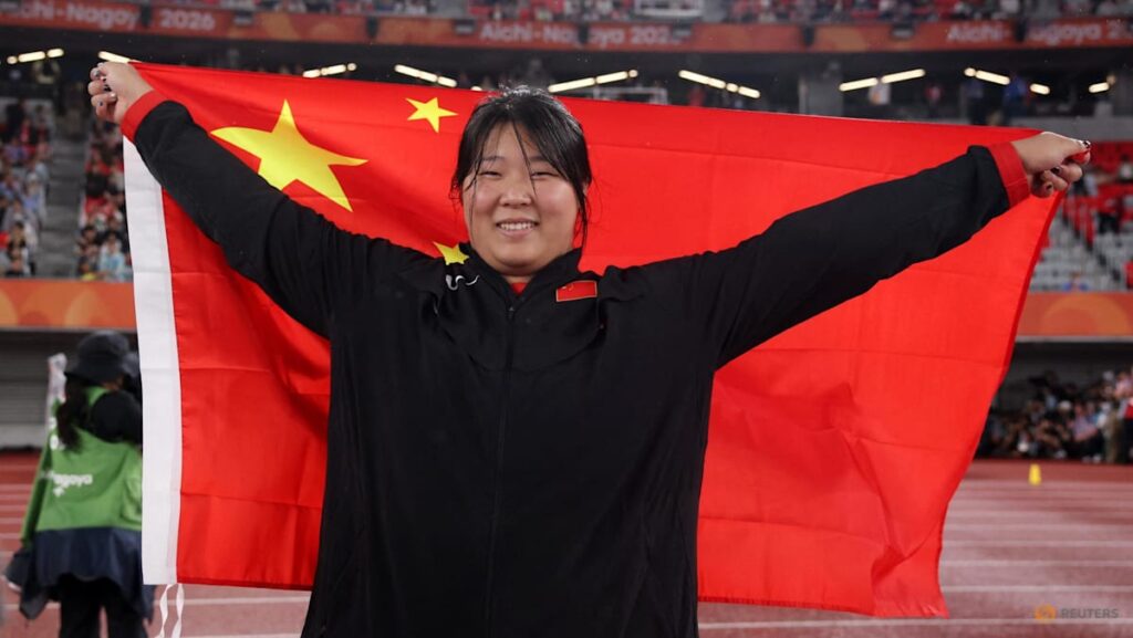 China teen blows away the field for record-setting Asian Games gold as Thailand’s Puripol Boonson clinches sprint double