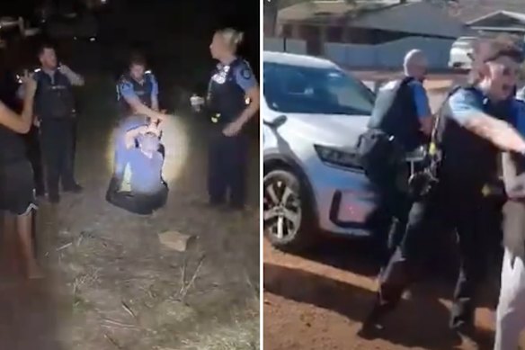 Two incidents caught on camera in Karratha.
