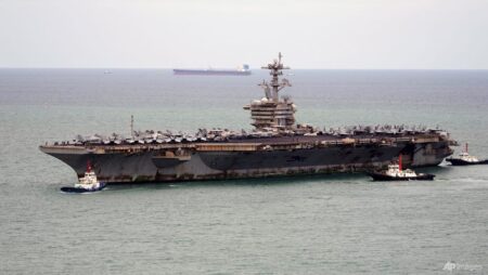 US aircraft carrier arrives in Thailand after months at sea