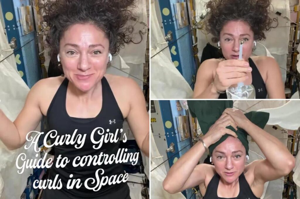 NASA astronaut reveals how she takes care of her curly hair while orbiting the Earth