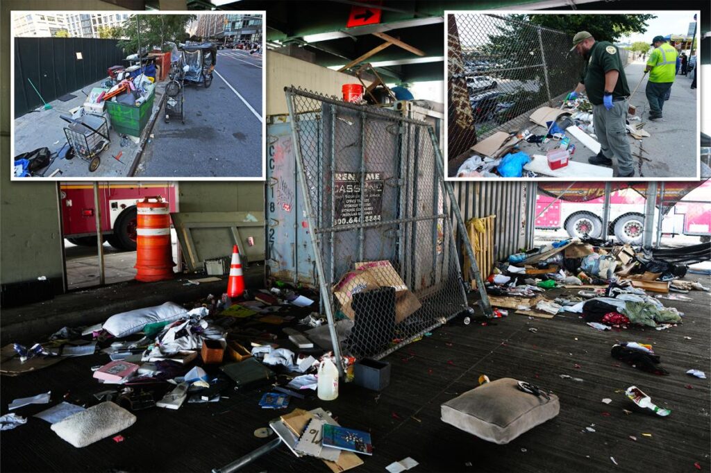 Homeless woman tries to torch $250K Mercedes as new NYC camp turns ‘dangerous’: business owner