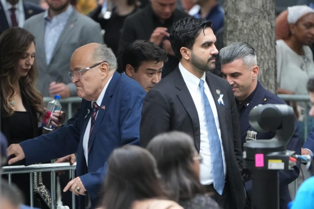 Lipreader reveals what Giuliani said to Zohran Mamdani in awkward exchange at 9/11 ceremony