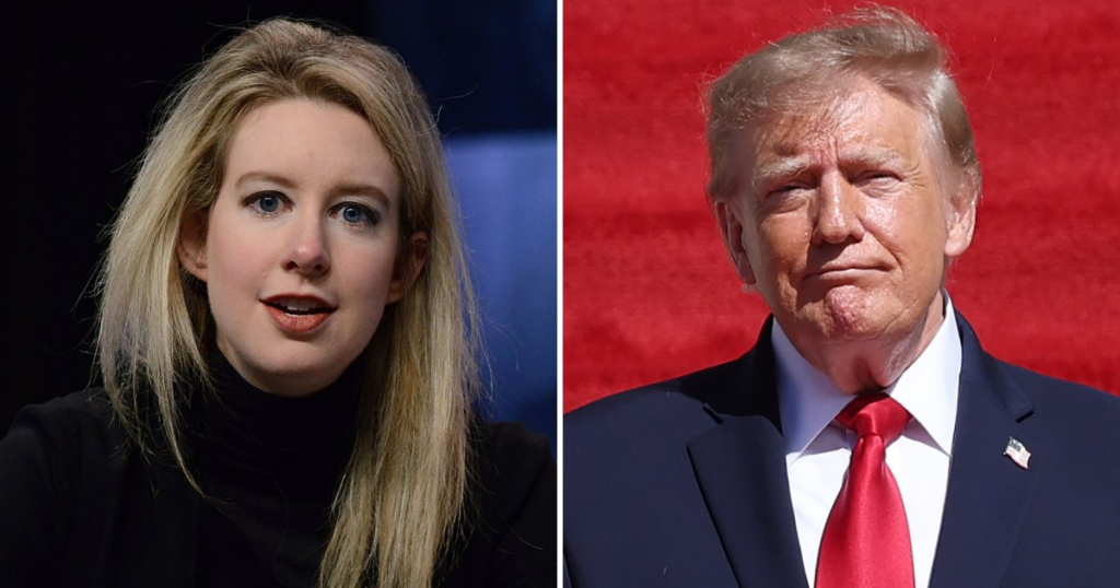 Disgraced Theranos Founder Elizabeth Holmes Praises Donald Trump After Securing Early Prison Release