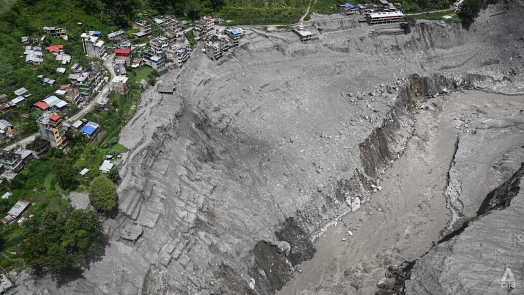 Villages erased, valleys reshaped: Flying over Nepal’s flood disaster zone