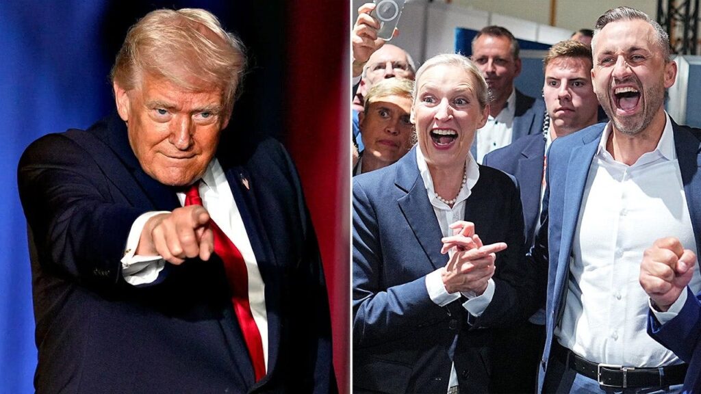 Trump hails ‘really big night’ for populists in German election after historic victory
