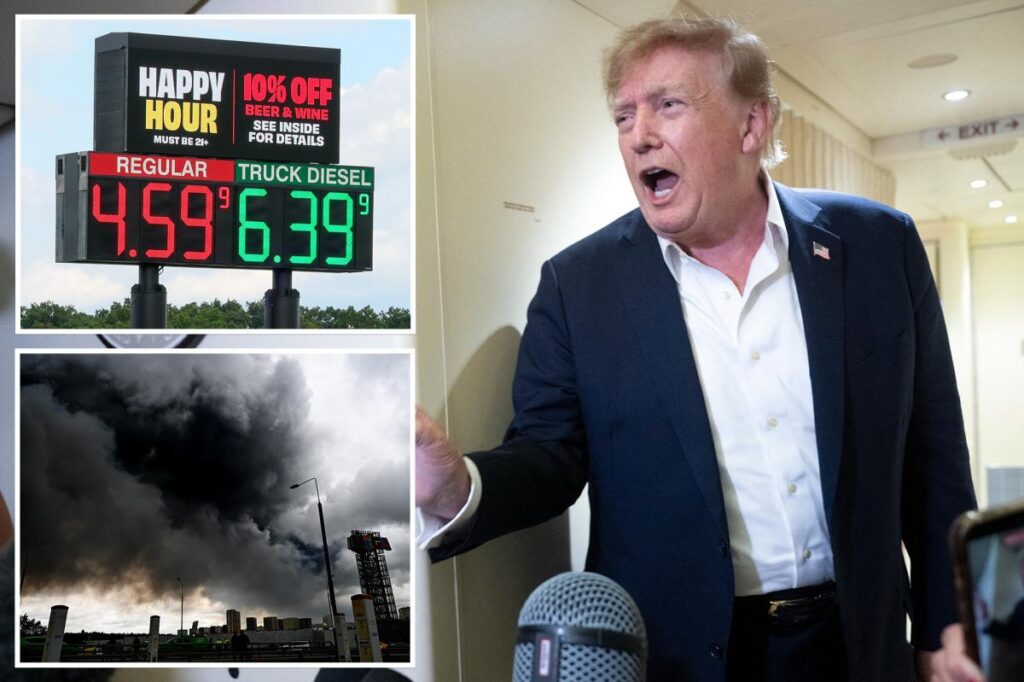 Trump says Ukraine, Russia agree to stop energy strikes as US diesel prices soar past $6
